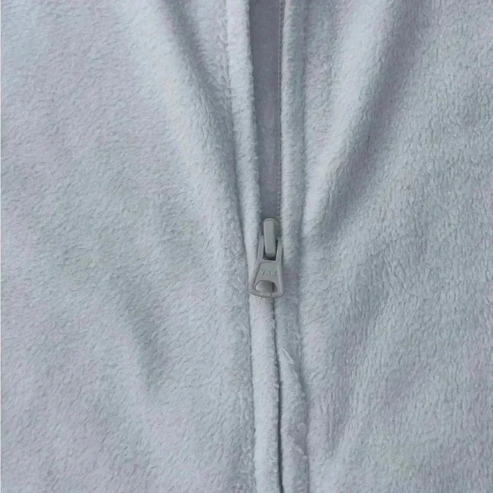 NWOT Hollister Men's Polar Fleece Full-Zip Mock Neck Sweatshirt (Cream /…